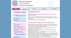Desktop Screenshot of frauenbund-speyer.de